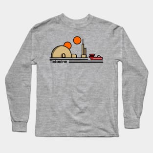 Tatooine Travel Poster Long Sleeve T-Shirt